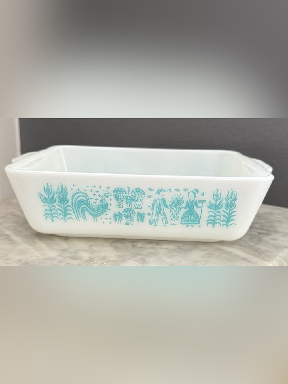 Vintage Pyrex Butterprint Refrigerator Dish 503